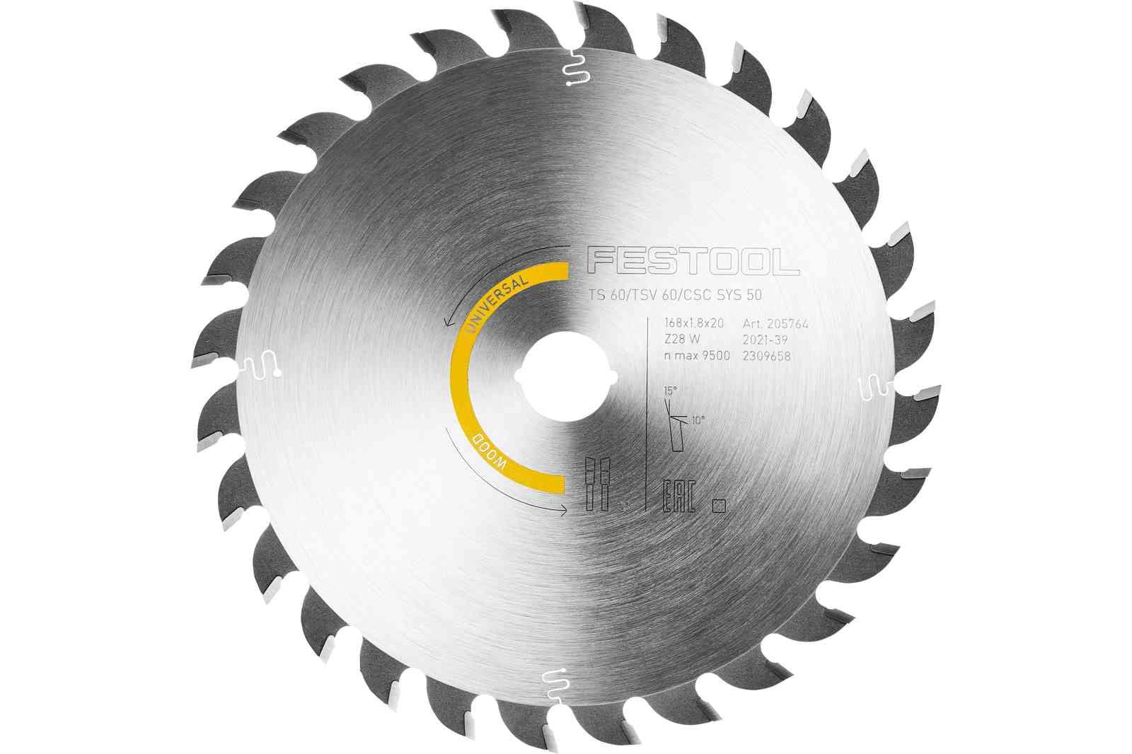 Festool Saw Blade HW 168x1,8x20 W28