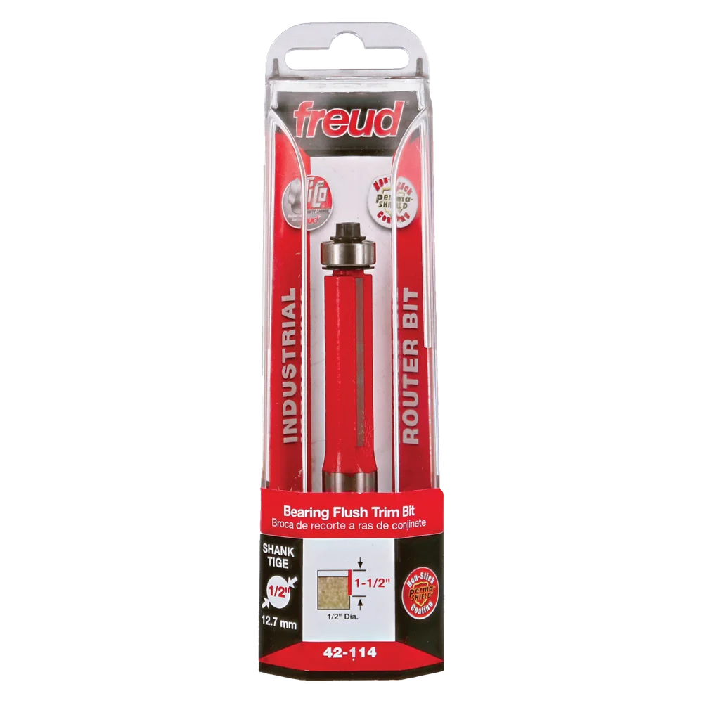 Freud 1/2" (Dia.) Bearing Flush Trim Bit