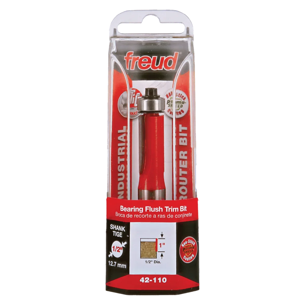 Freud 1/2" (Dia.) Bearing Flush Trim Bit