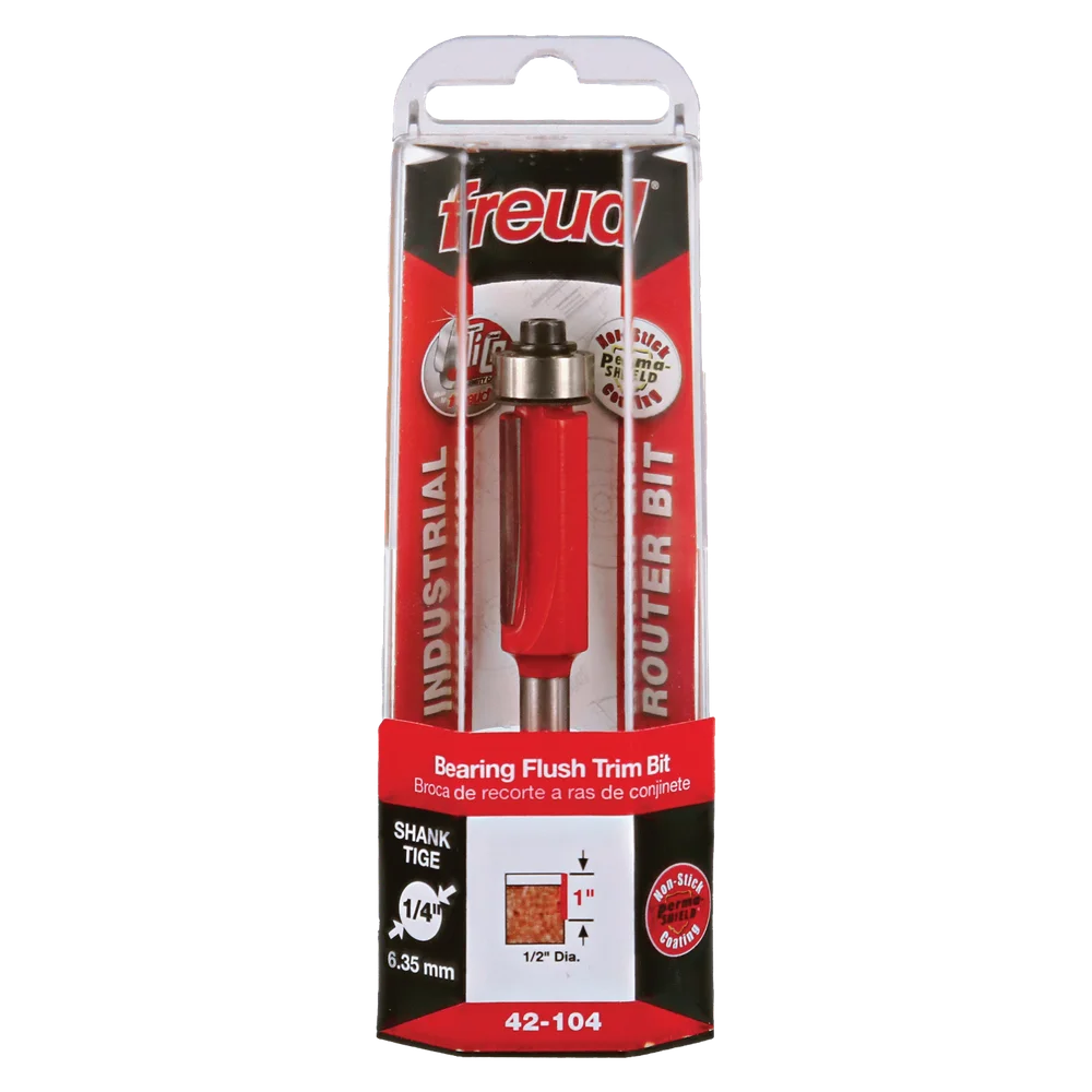 Freud 1/2" (Dia.) Bearing Flush Trim Bit 42-104