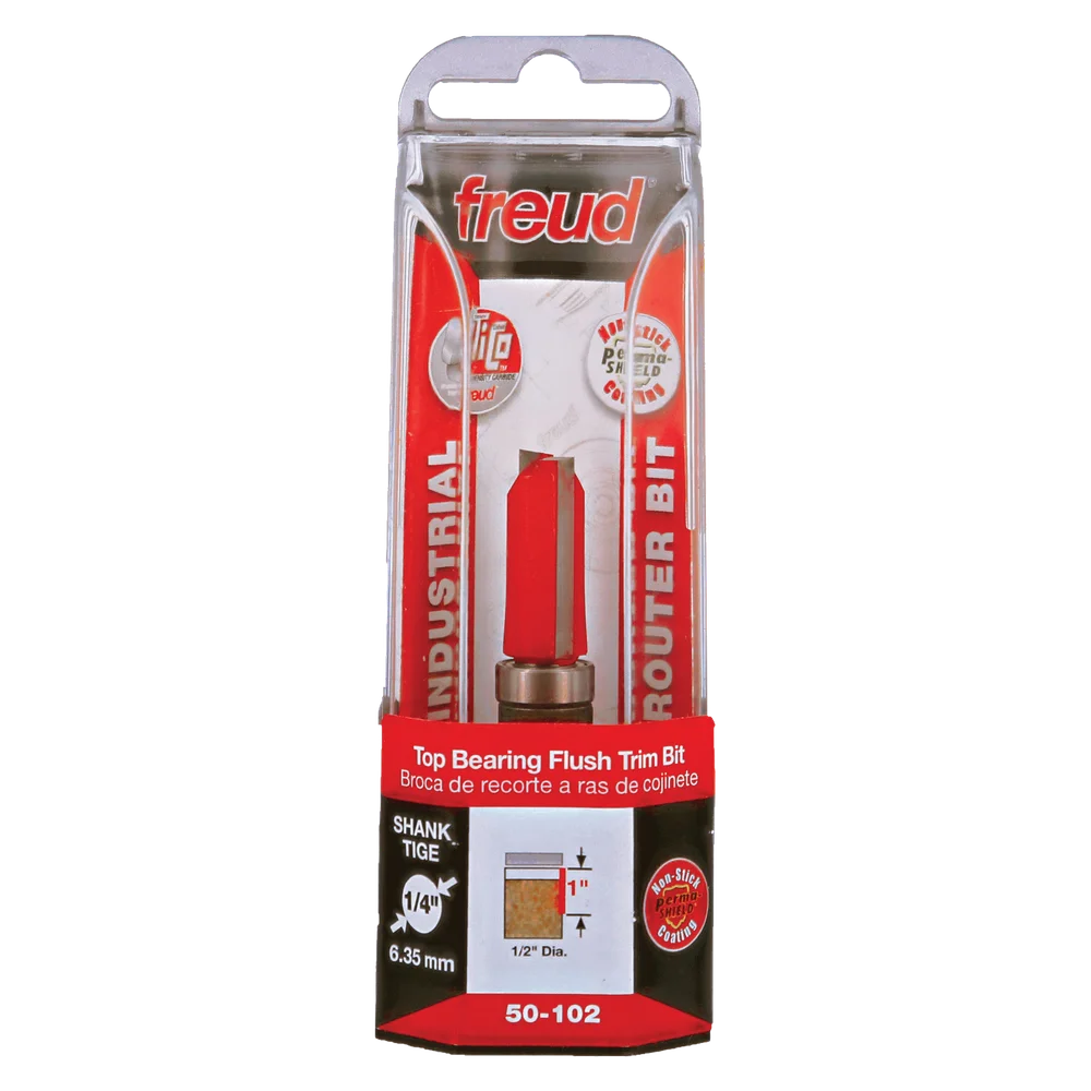 Freud  1/2" (Dia.) Top Bearing Flush Trim Bit