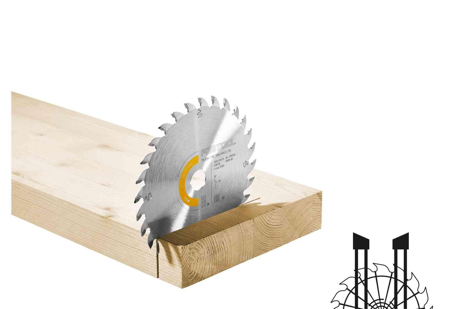 Festool Saw Blade HW 160x1,8x20 W28