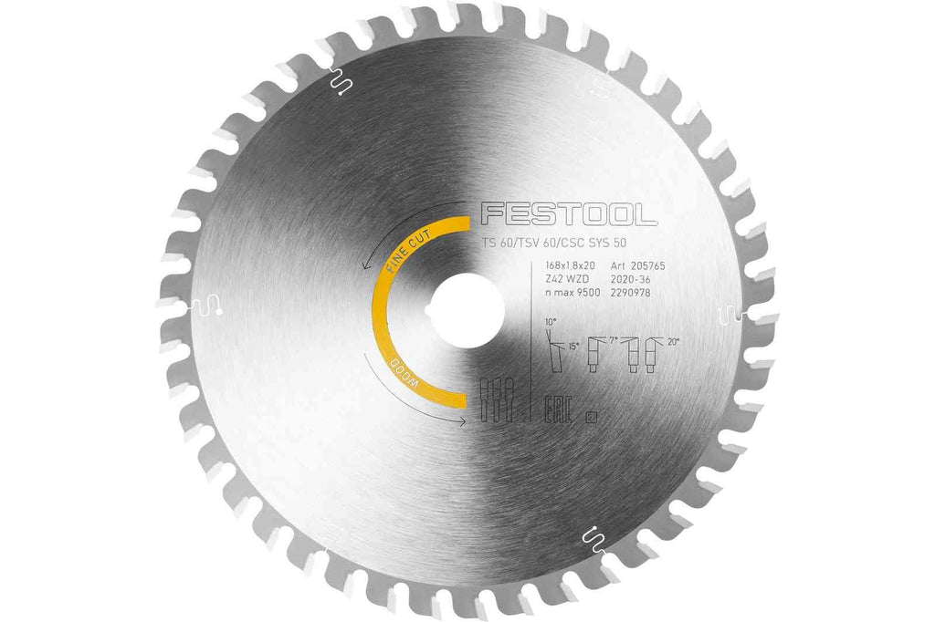 Festool Saw Blade HW 168x1,8x20 WD42