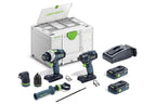 Festool Impact Driver and Drill Set TID 18 HPC I-Set TPC 18/4