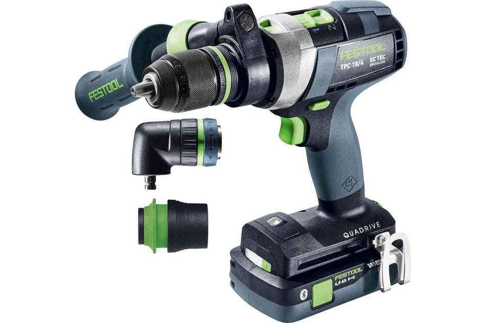 Festool Cordless Drill QUADRIVE TPC 18/4 HPC 4,0 I-Set