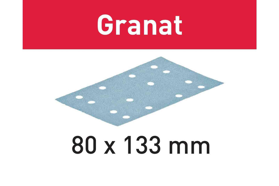 Festool Grit Abrasives Granat STF 80x133 P40 GR/50