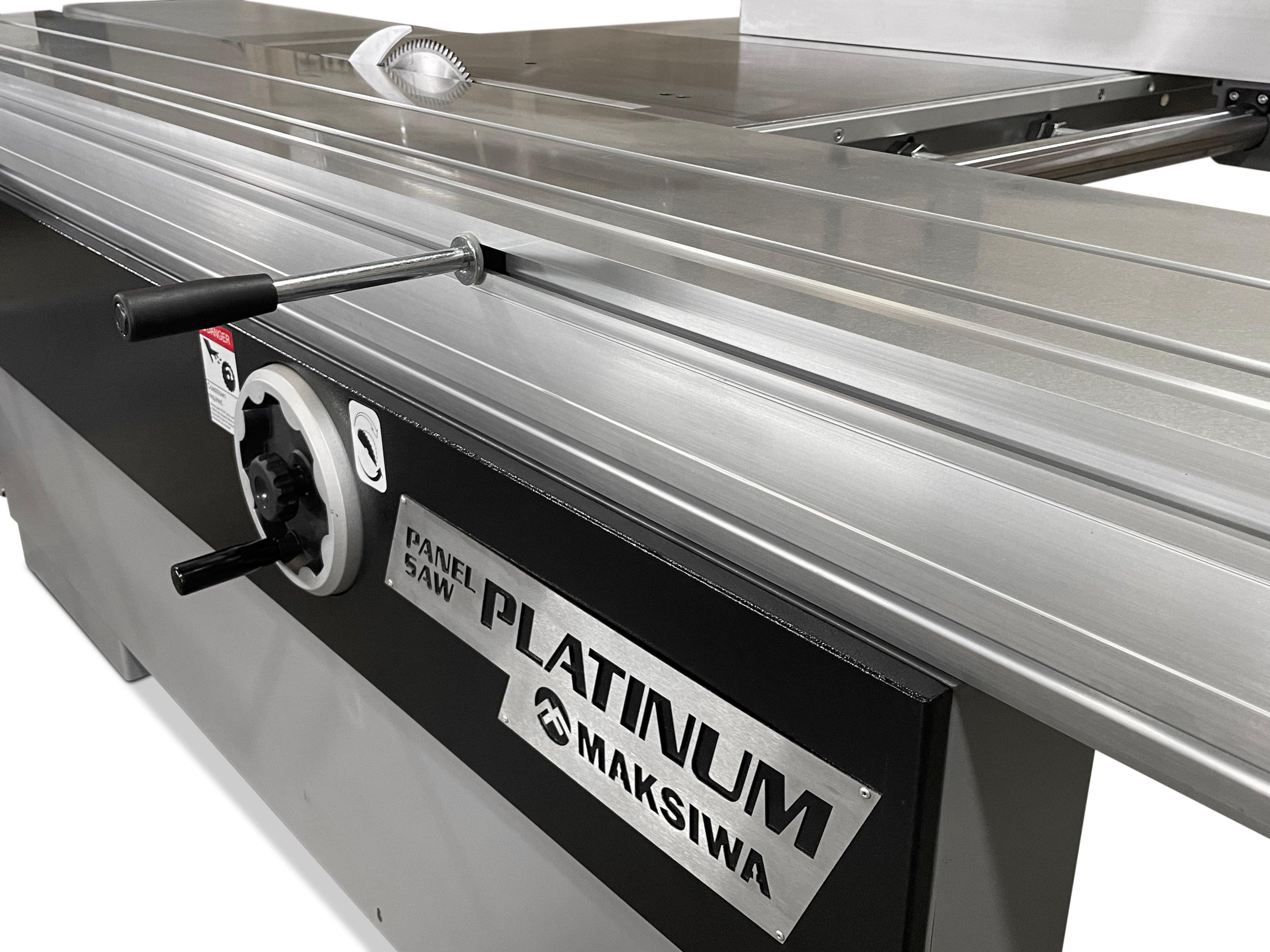 Maksiwa Sliding Panel Saw Platinum 7.5HP 10F 3 Phase | BMP.3200.IR
