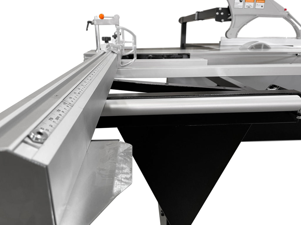 Maksiwa Sliding Panel Saw Titanium 5HP 1 Phase Crosscut, Blade Covers 90° & 45° | BMT.3200.IR