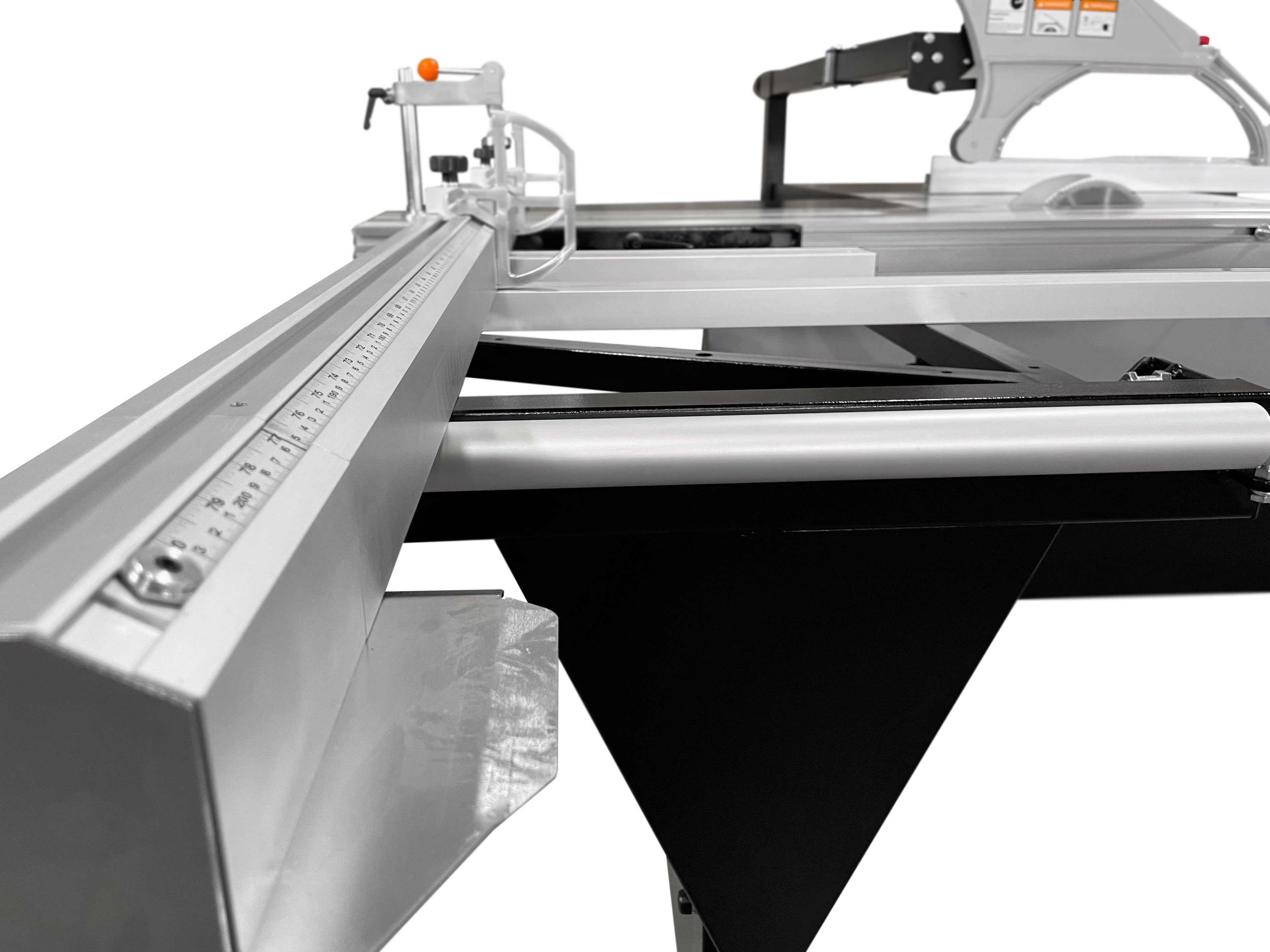 Maksiwa Sliding Panel Saw Titanium 5HP 1 Phase Crosscut, Blade Covers 90° & 45° | BMT.3200.IR