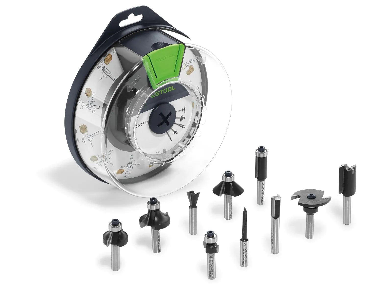 Festool Box-OF HW S8 Mix Router Bits | Set