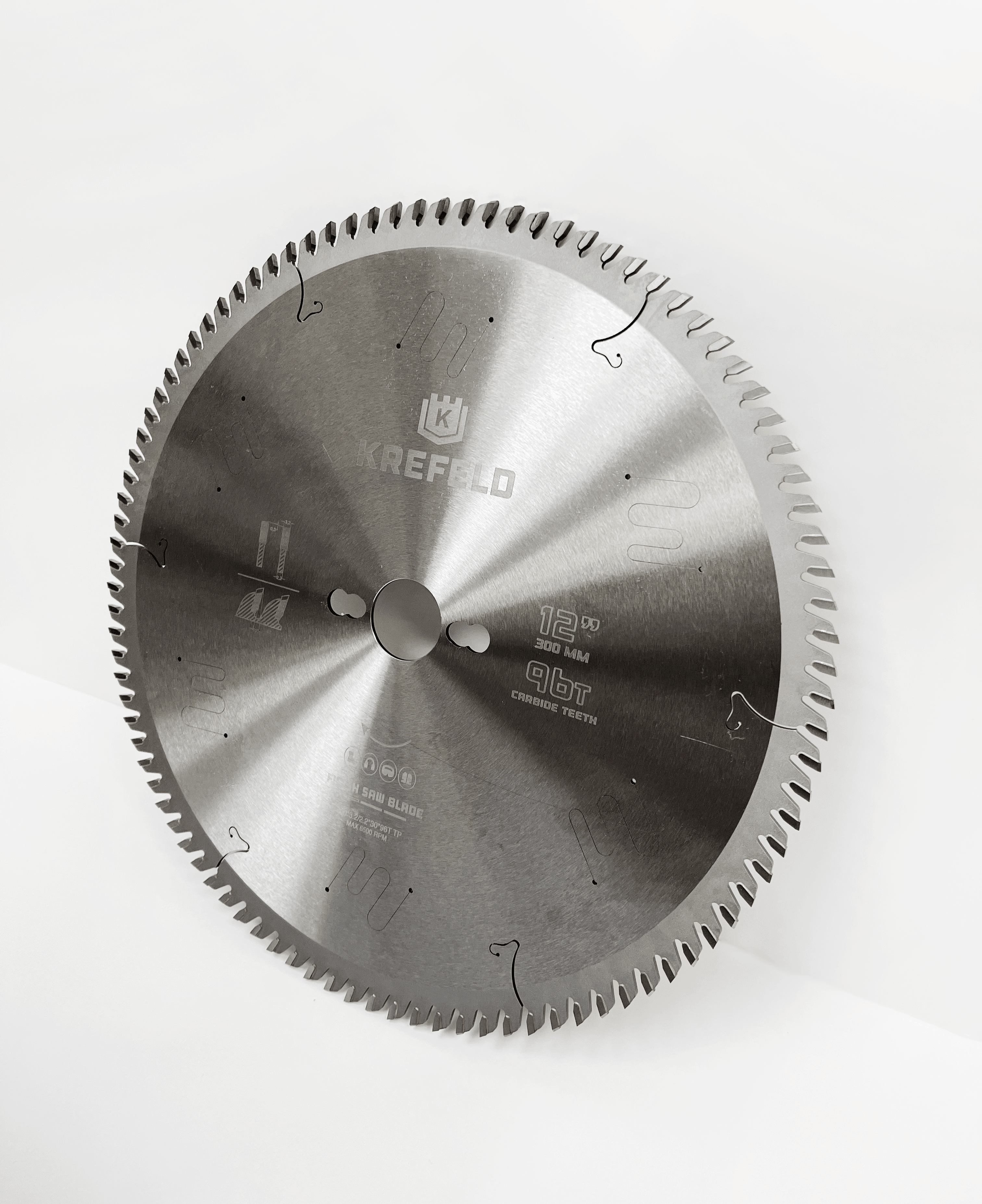 Krefeld Circular Finish Saw Blade - 12 Inch D x 96T TP - 1 3/16 inches / 30mm Arbor Size / Kerf 3mm