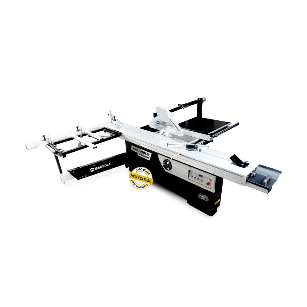 Summer Deals | Maksiwa Sliding Table Saw 5HP Main Blade/Dado Blade 1HP Scoring Blade | BMS.3200.IR (Copy)