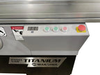 Maksiwa Sliding Panel Saw Titanium 5HP 1 Phase Crosscut, Blade Covers 90° & 45° | BMT.3200.IR