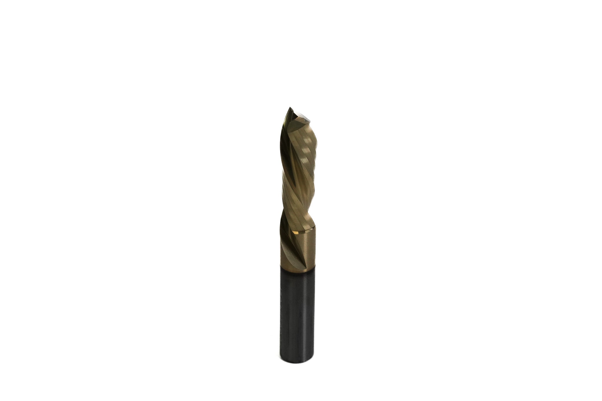 KWS - Coated Spiral Plunge 3/8 Dia x 1-1/4 CH x 3/8 SHK 3 Inch Long Down-Cut Router Bit