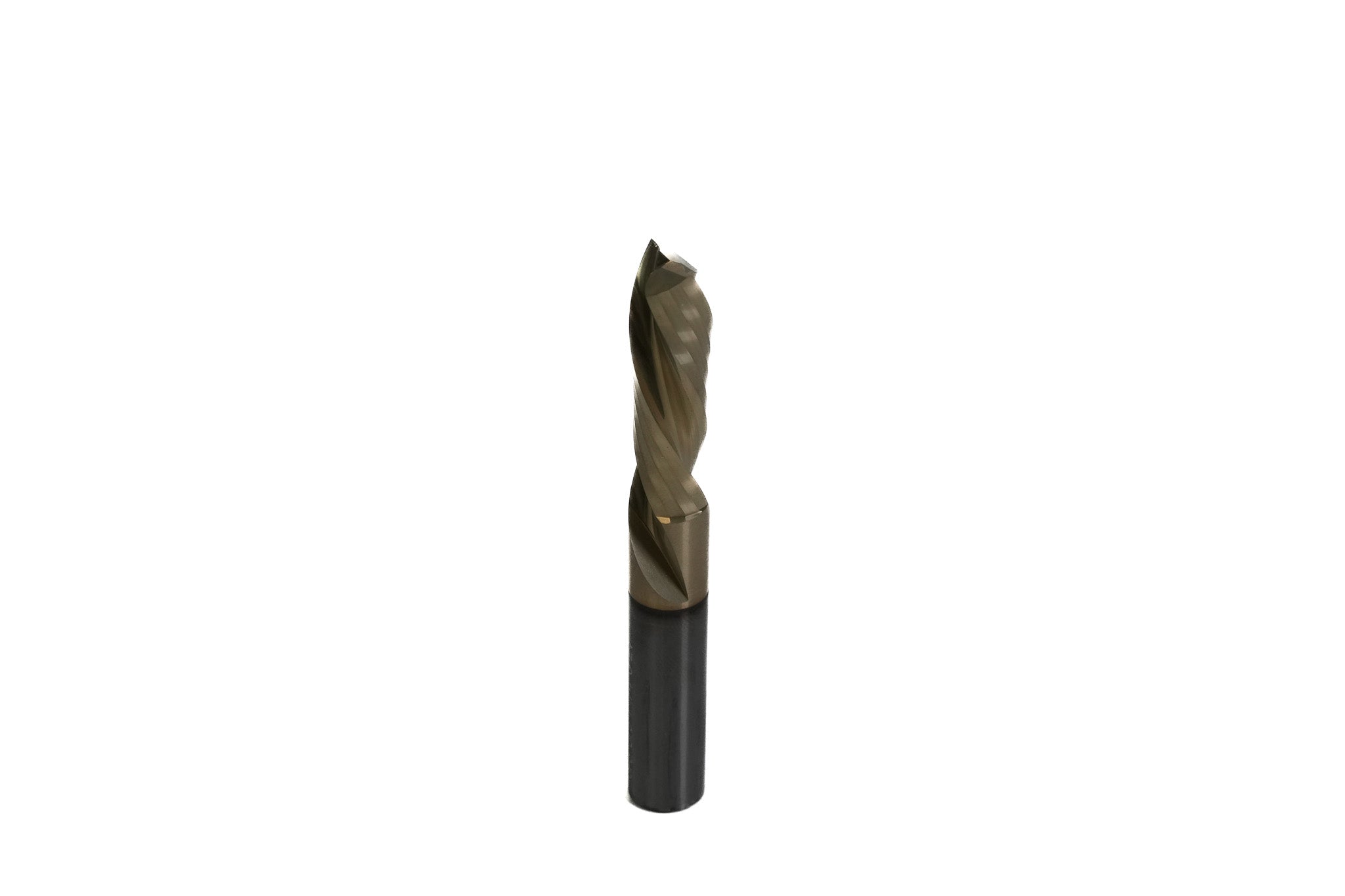 KWS - Coated Spiral Plunge 3/8 Dia x 1-1/4 CH x 3/8 SHK 3 Inch Long Down-Cut Router Bit