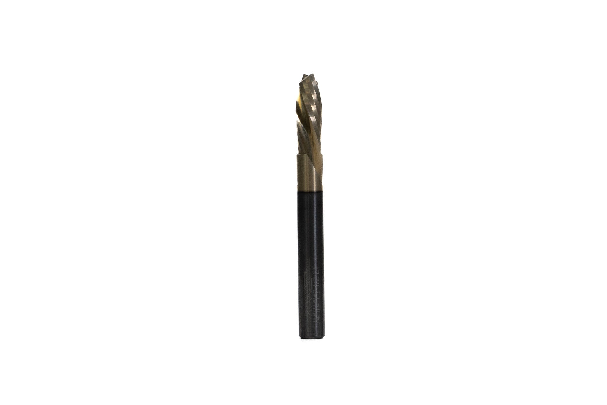 KWS - CNC Solid Carbide Compression Spiral 1/4 D x 1 CH x 1/4 SHK x 2-1/2 Inch Long Router Bit