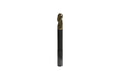 KWS - Extra Long CNC 2D and 3D Carving Tapered Ball Nose 0.10 Deg Angle x 3/8 Dia x 3/16 Radius x 3/4 Cut Height x 3/8 Shk x 4" Long x 3 Flute Solid Carbide ZrN Coated Reduced Shank Router Bit