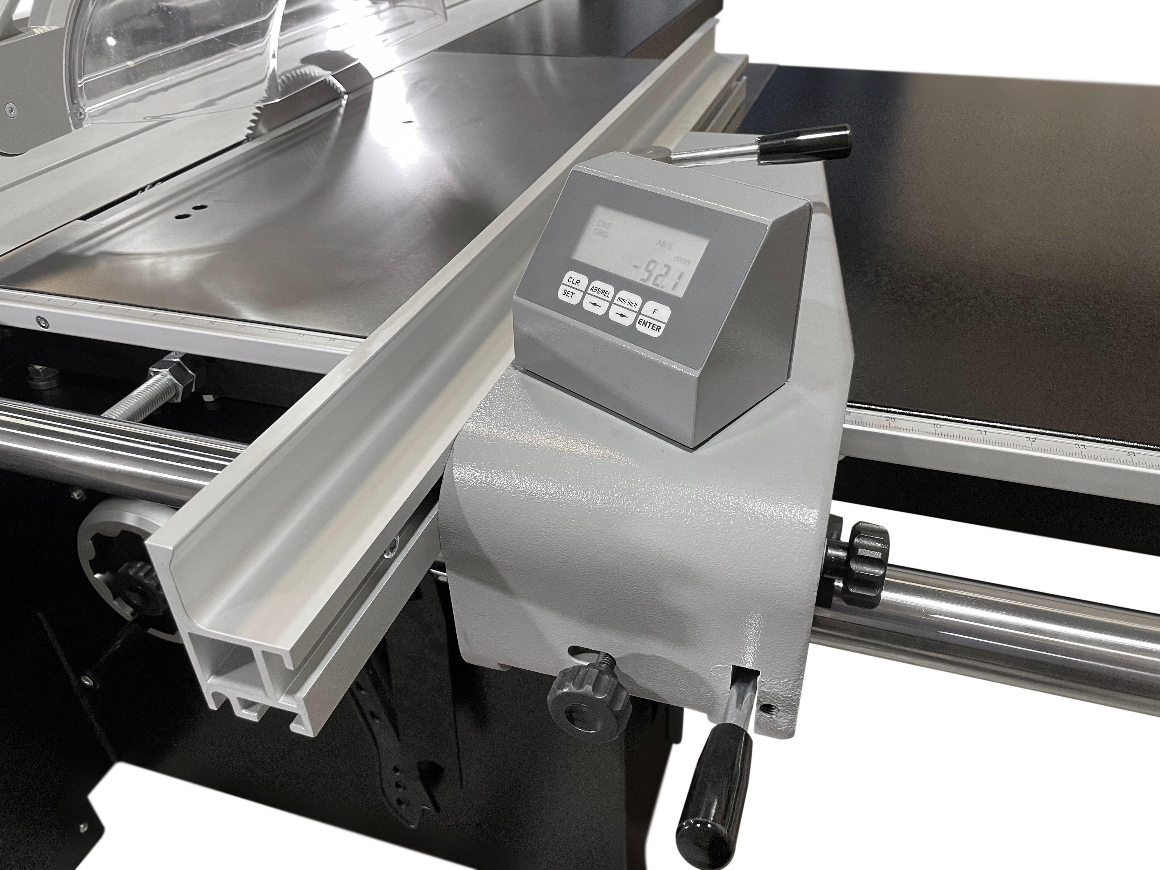 Maksiwa Sliding Panel Saw Titanium 5HP 1 Phase Crosscut, Blade Covers 90° & 45° | BMT.3200.IR