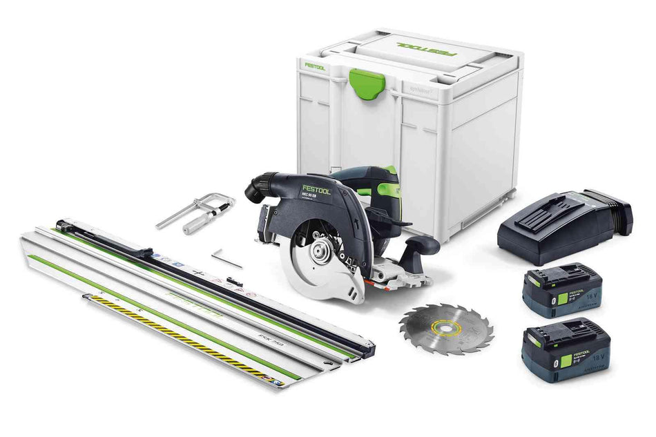 Festool Track Saw HKC 55 5,2 EBI-F | Set-FSK 250