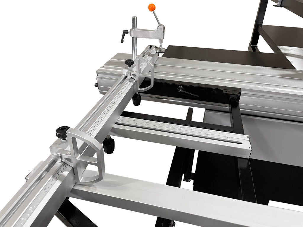 Maksiwa Sliding Panel Saw Titanium 5HP 1 Phase Crosscut, Blade Covers 90° & 45° | BMT.3200.IR