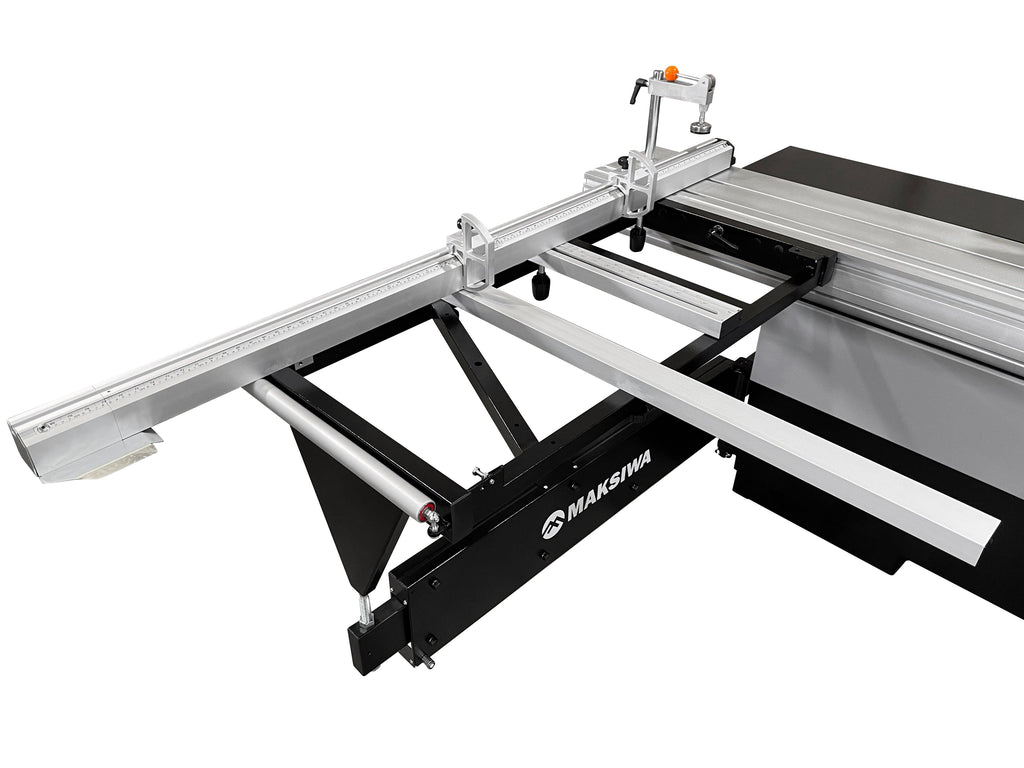 Maksiwa Sliding Panel Saw Titanium 5HP 1 Phase Crosscut, Blade Covers 90° & 45° | BMT.3200.IR