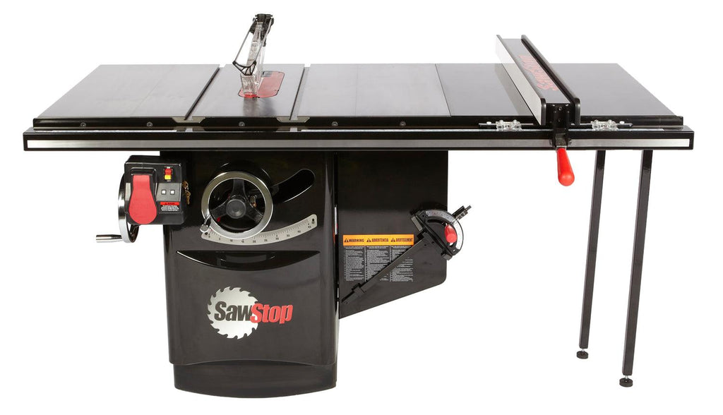 SawStop ICS73480-36 7.5HP, 3ph, 480v  Industrial Cabinet Saw with 36” Industrial T-Glide fence system, rails & extension table