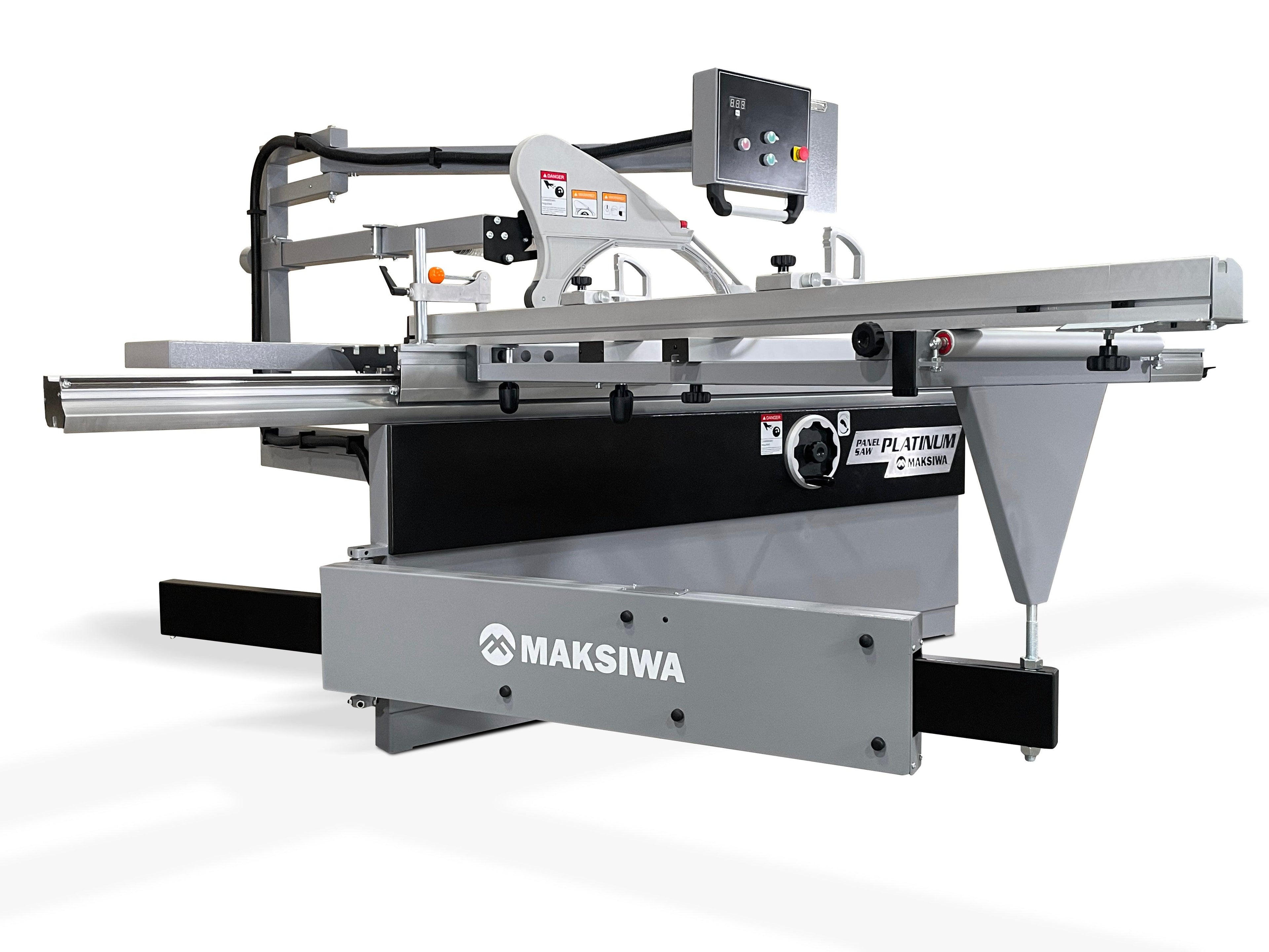 Maksiwa Sliding Panel Saw Platinum 7.5HP 10F 3 Phase | BMP.3200.IR