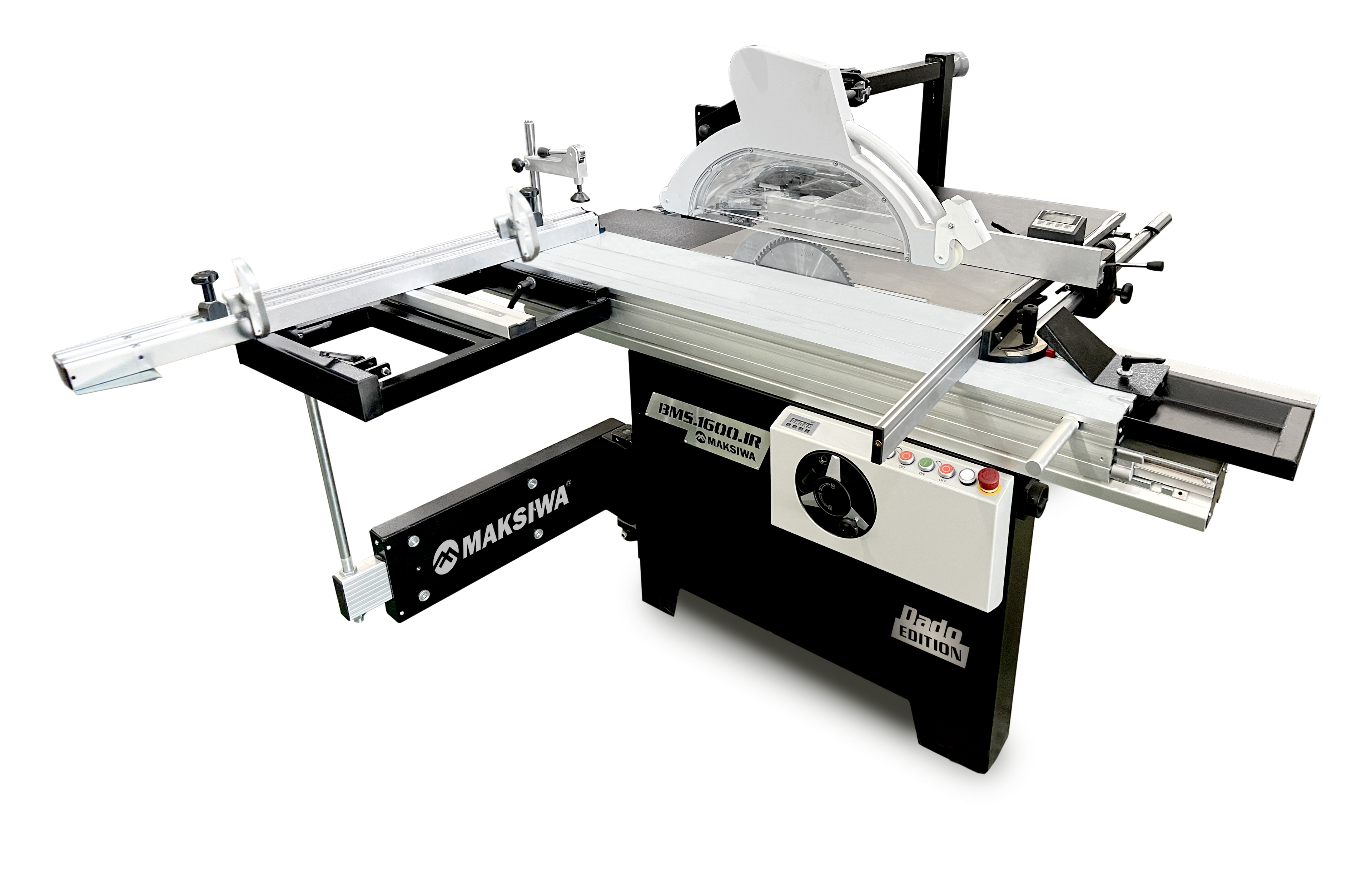 Summer Deals | Maksiwa Sliding Table Saw 5HP Main Blade/Dado Blade 1HP Scoring Blade | BMS.1600.IR (Copy)