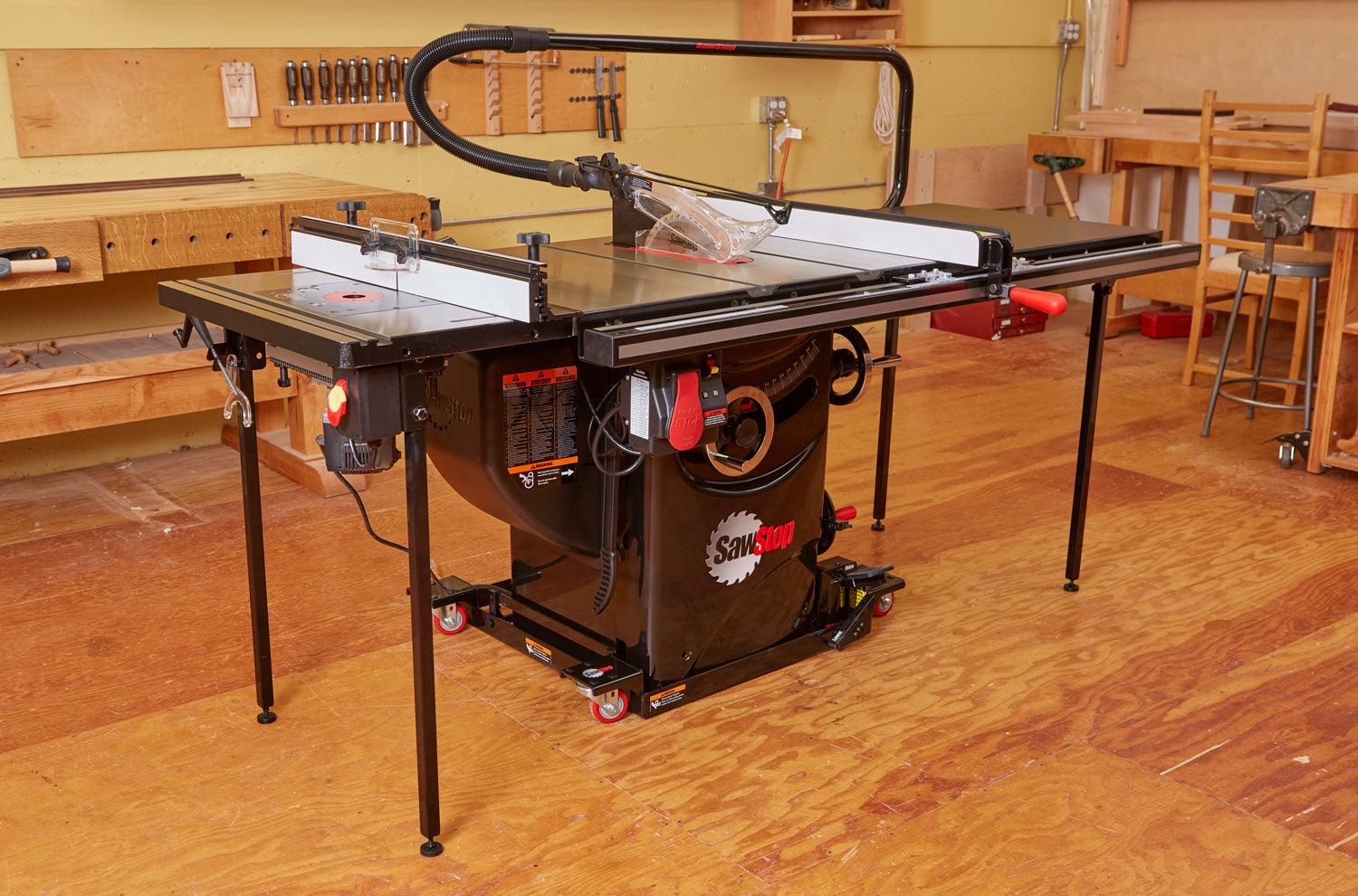 SawStop PCS31230-TGP252 3HP Professional Cabinet Saw with 52” Professional T-Glide Fence System 230V 60Hz