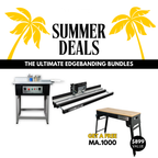 Summer Deals | Maksiwa Edge Banding Combo Edgebander CBC.E  + Edge Trimmer RBB.1000 + Workbench MA.1000