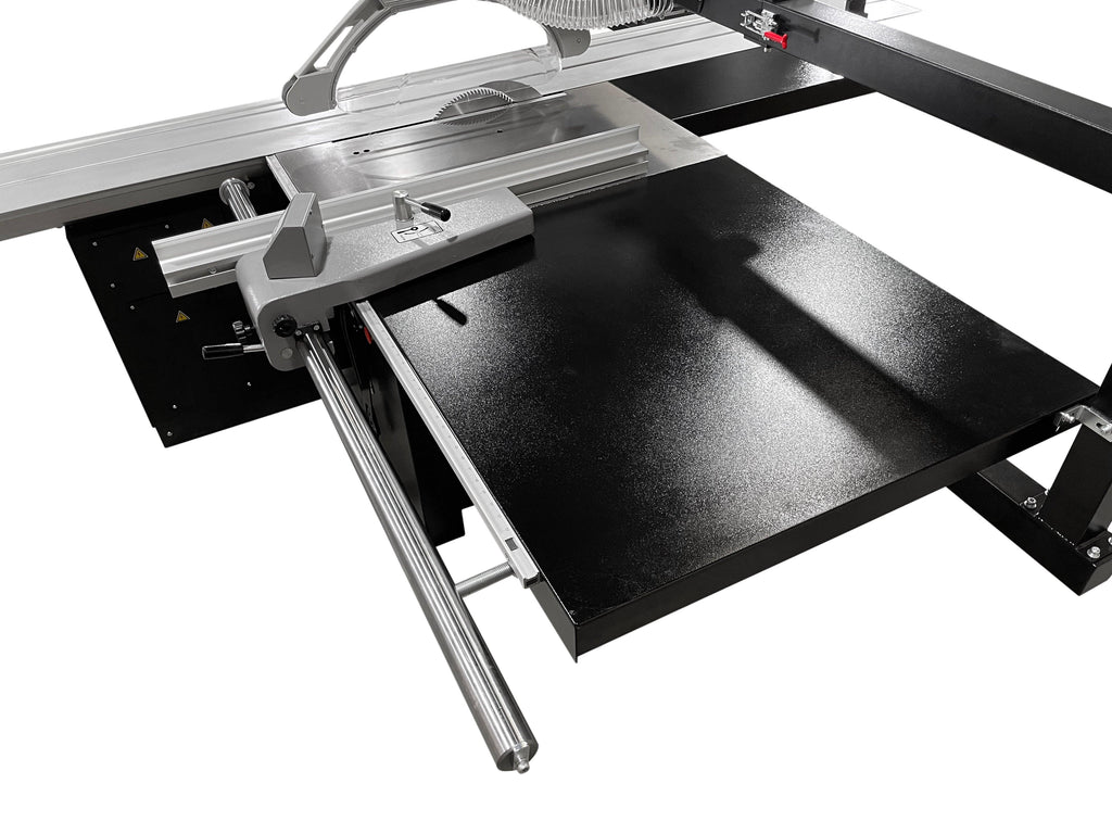 Maksiwa Sliding Panel Saw Titanium 5HP 1 Phase Crosscut, Blade Covers 90° & 45° | BMT.3200.IR