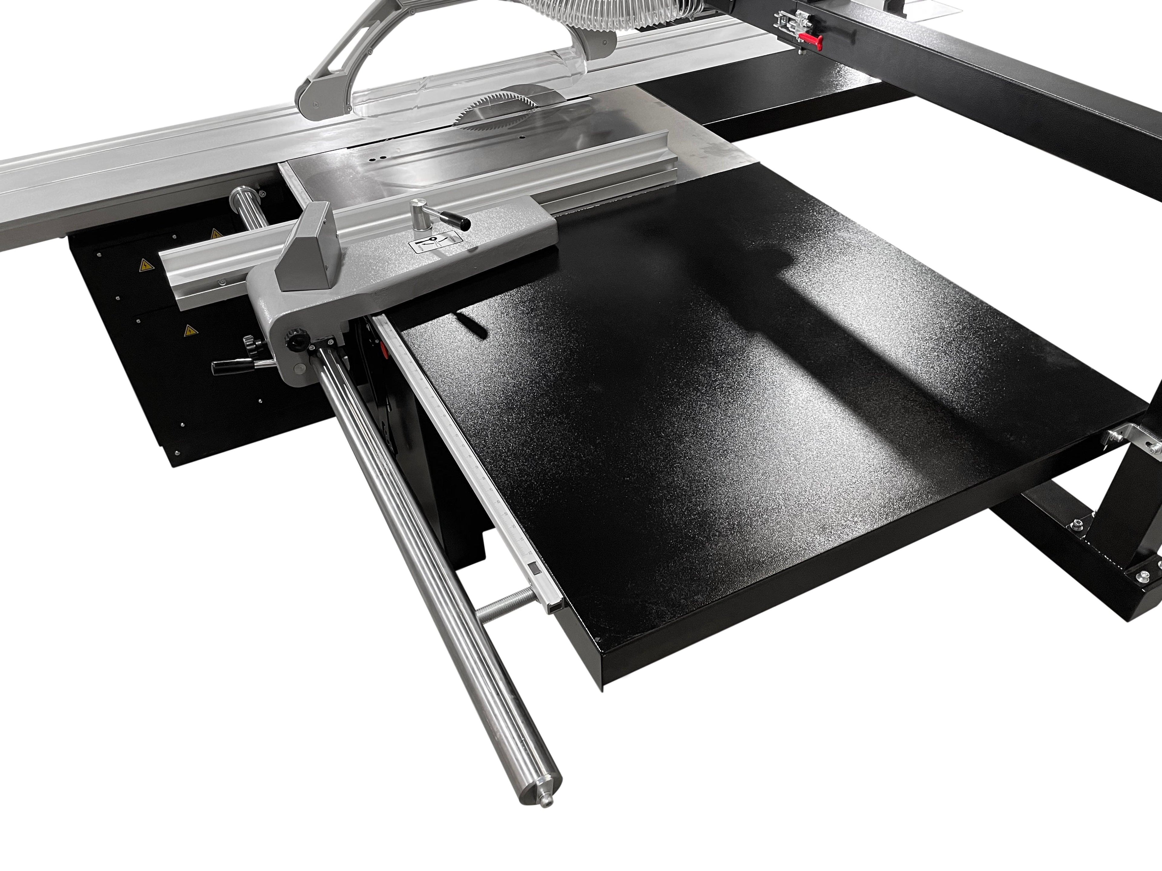 Maksiwa Sliding Panel Saw Titanium 5HP 1 Phase Crosscut, Blade Covers 90° & 45° | BMT.3200.IR
