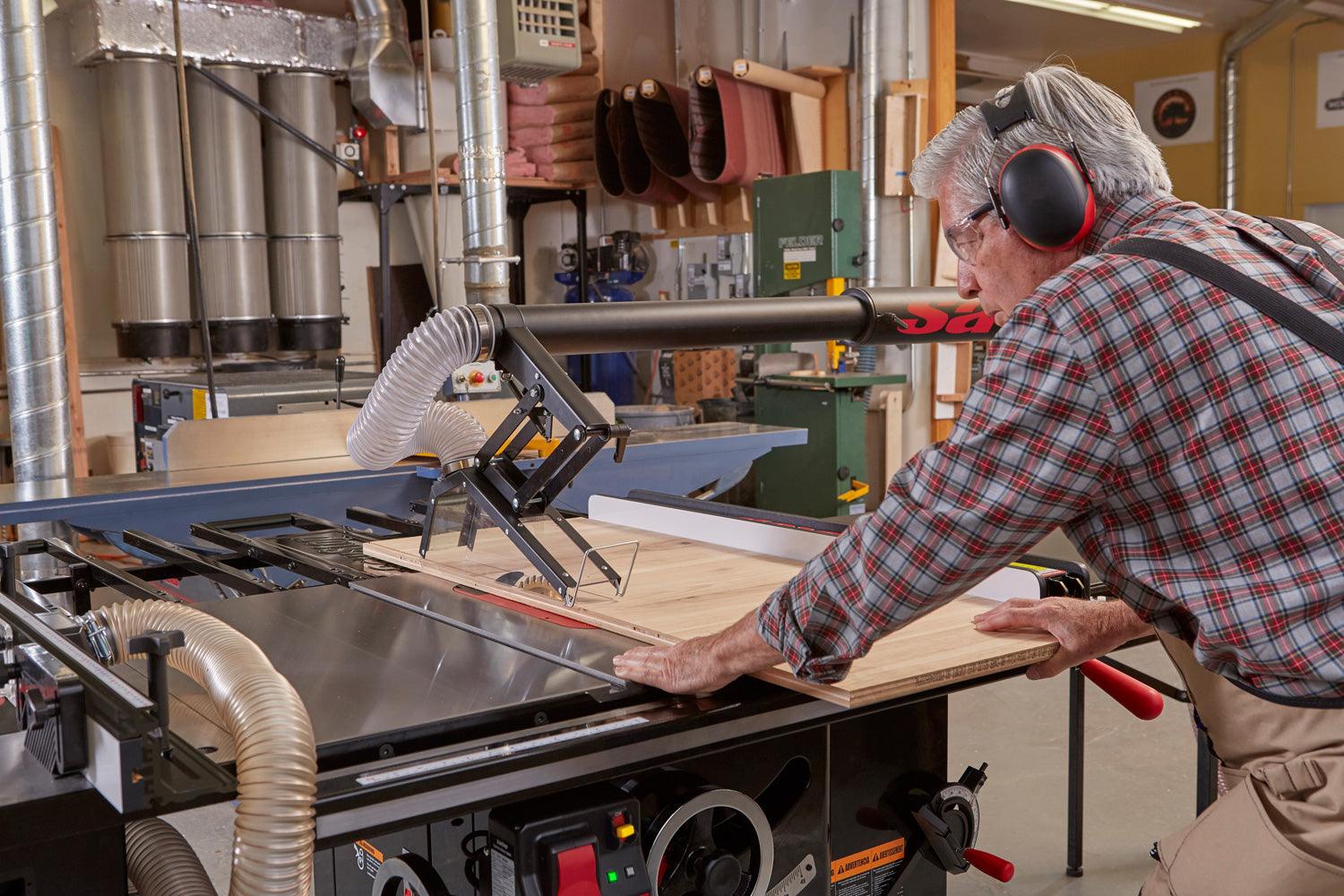 SawStop ICS73480-36 7.5HP, 3ph, 480v  Industrial Cabinet Saw with 36” Industrial T-Glide fence system, rails & extension table