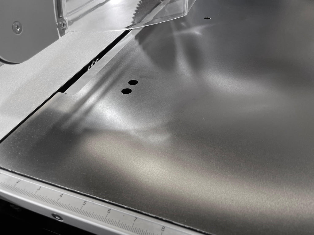 Maksiwa Sliding Panel Saw Titanium 5HP 1 Phase Crosscut, Blade Covers 90° & 45° | BMT.3200.IR