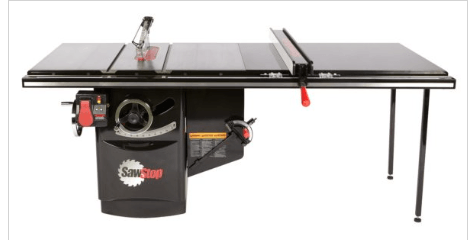 Saw Stop Industrial 3HP, 1ph, 230V 60Hz 52″ Ind T-Glide Fence System