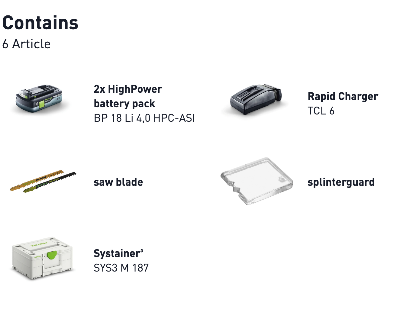 Festool Cordless Jigsaw PSC 420 HPC 4,0 EBI-Plus CARVEX
