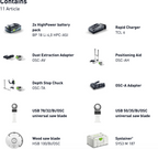 Festool Cordless Oscillator OSC 18 HPC 4,0 EI-Set VECTURO