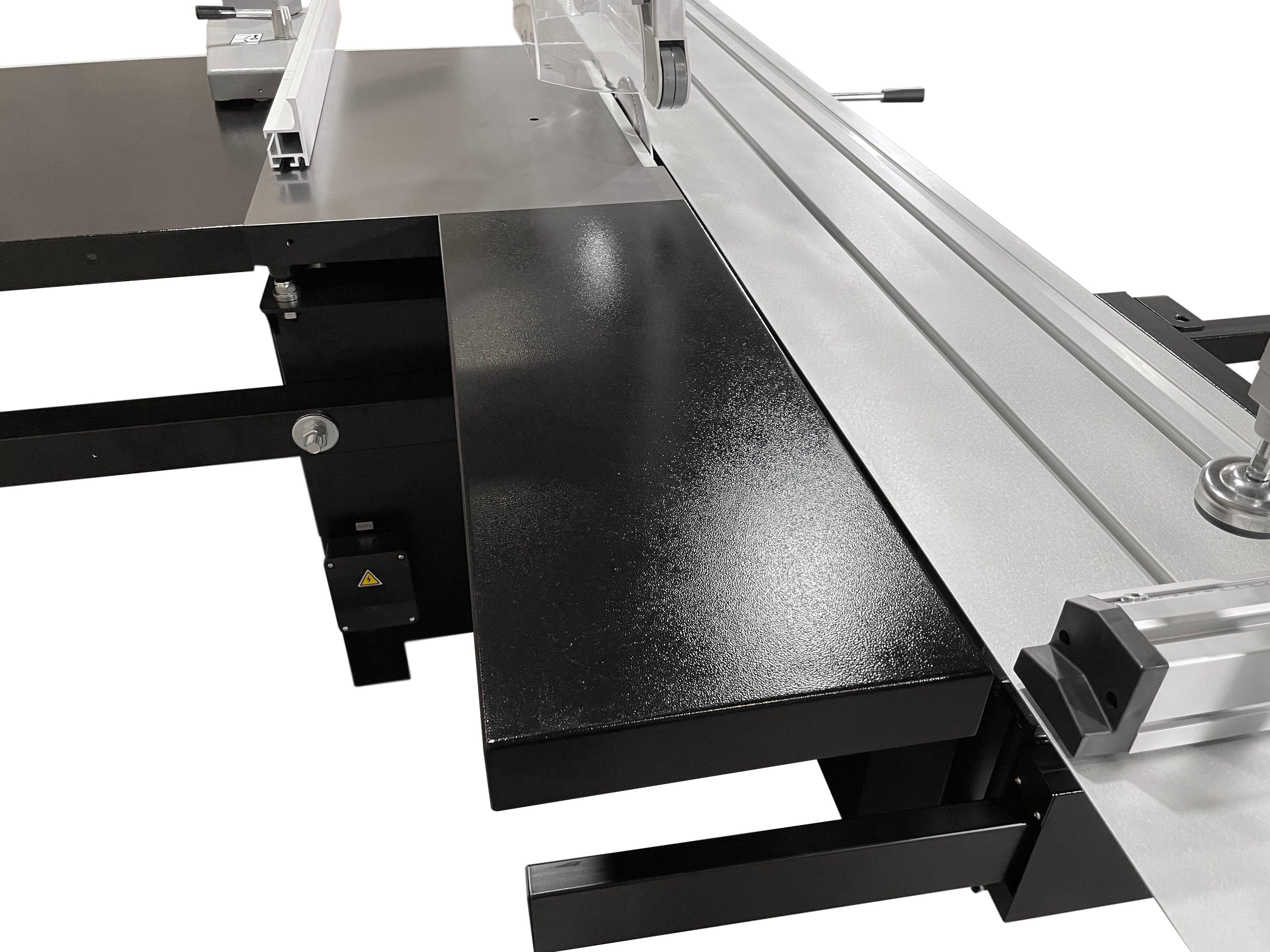 Maksiwa Sliding Panel Saw Titanium 5HP 1 Phase Crosscut, Blade Covers 90° & 45° | BMT.3200.IR
