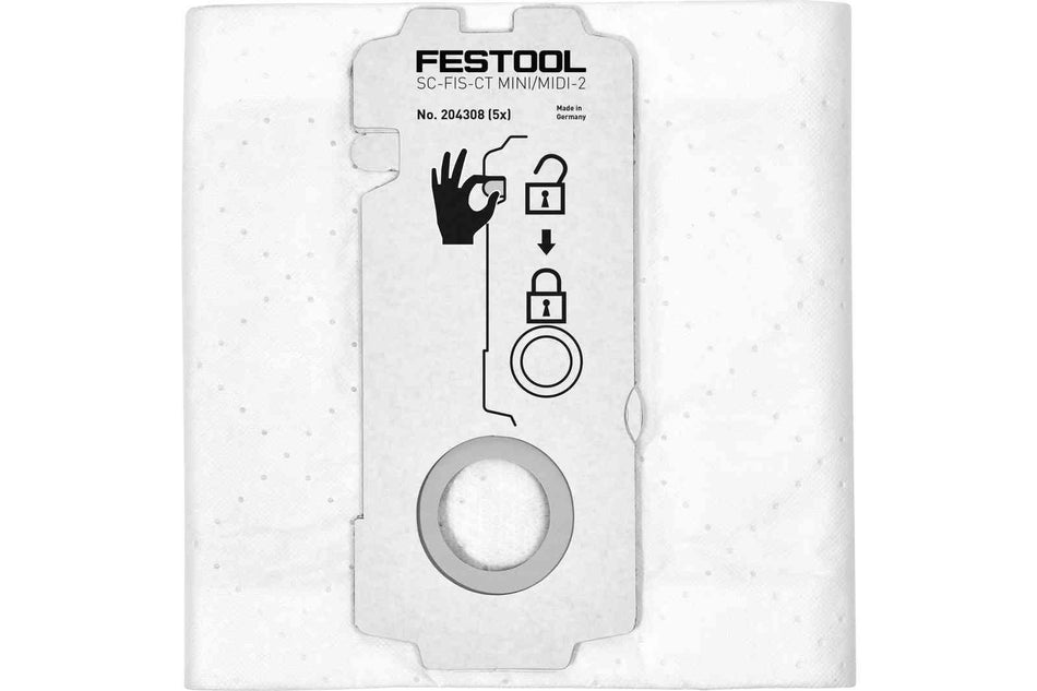 Festool Selfclean Filter Bag SC-FIS-CT MINI/MIDI-2/5/CT15