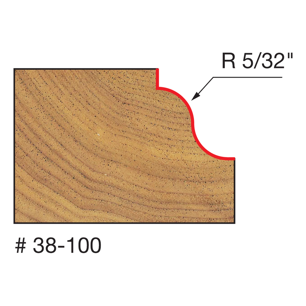 Freud 1-1/16" (Dia.) Quadra-Cut Roman Ogee Bit 38-100