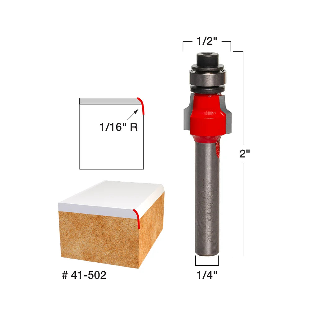 Freud 1/16" Radius Laminate Trim Bit 41-502
