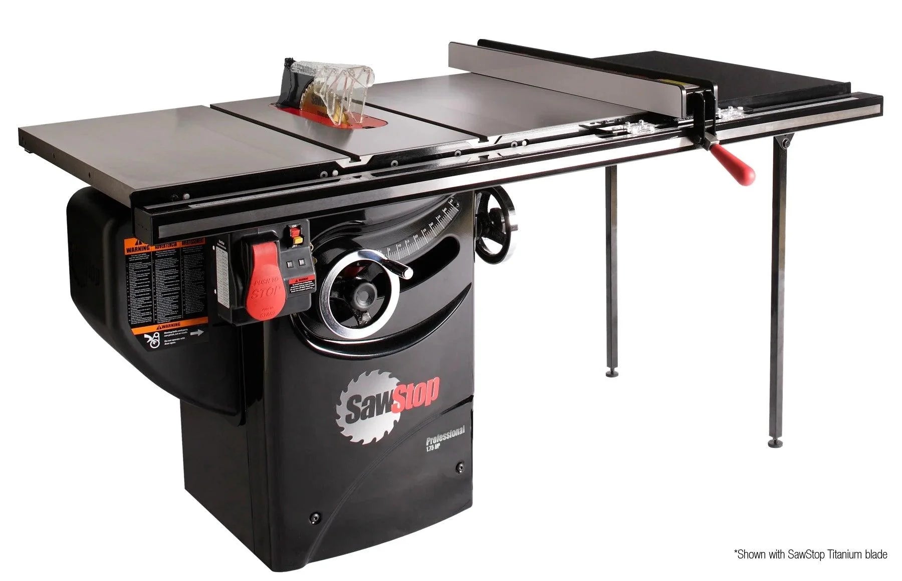 SawStop PCS175-TGP236 1.75HP Professional Cabinet Saw with 36” Professional T-Glide Fence System
