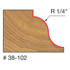 Freud 1-3/8" Quadra-Cut (Dia.) Roman Ogee Bit 38-102
