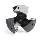 Krefeld CNC Insert Carbide 3 Wing/Flute Heavy Duty Spoilboard Plunging, Surfacing, Planing, Flycutter & Slab Leveler/ 63.5 mm (Diameter) x 21.03 mm x 12.7 mm (Shank)