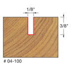 Freud 1/8" (Dia.) Double Flute Straight Bit