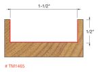 Freud MDF Spoilboard Surfacing & Rabbeting Bit