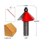 Freud 1-5/8" (Dia.) Chamfer Bit 40-114