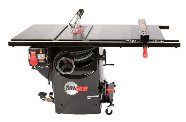 SawStop PCS175-PFA30 1.75HP Professional Cabinet Saw with 30” Premium fence system, rails & extension table